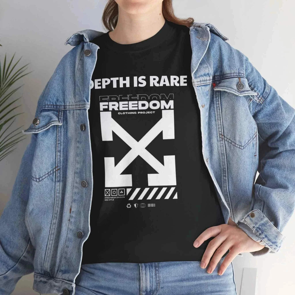 Photo de Freedom Graphic Tee - Unisex Casual Cotton T-Shirt for Activists