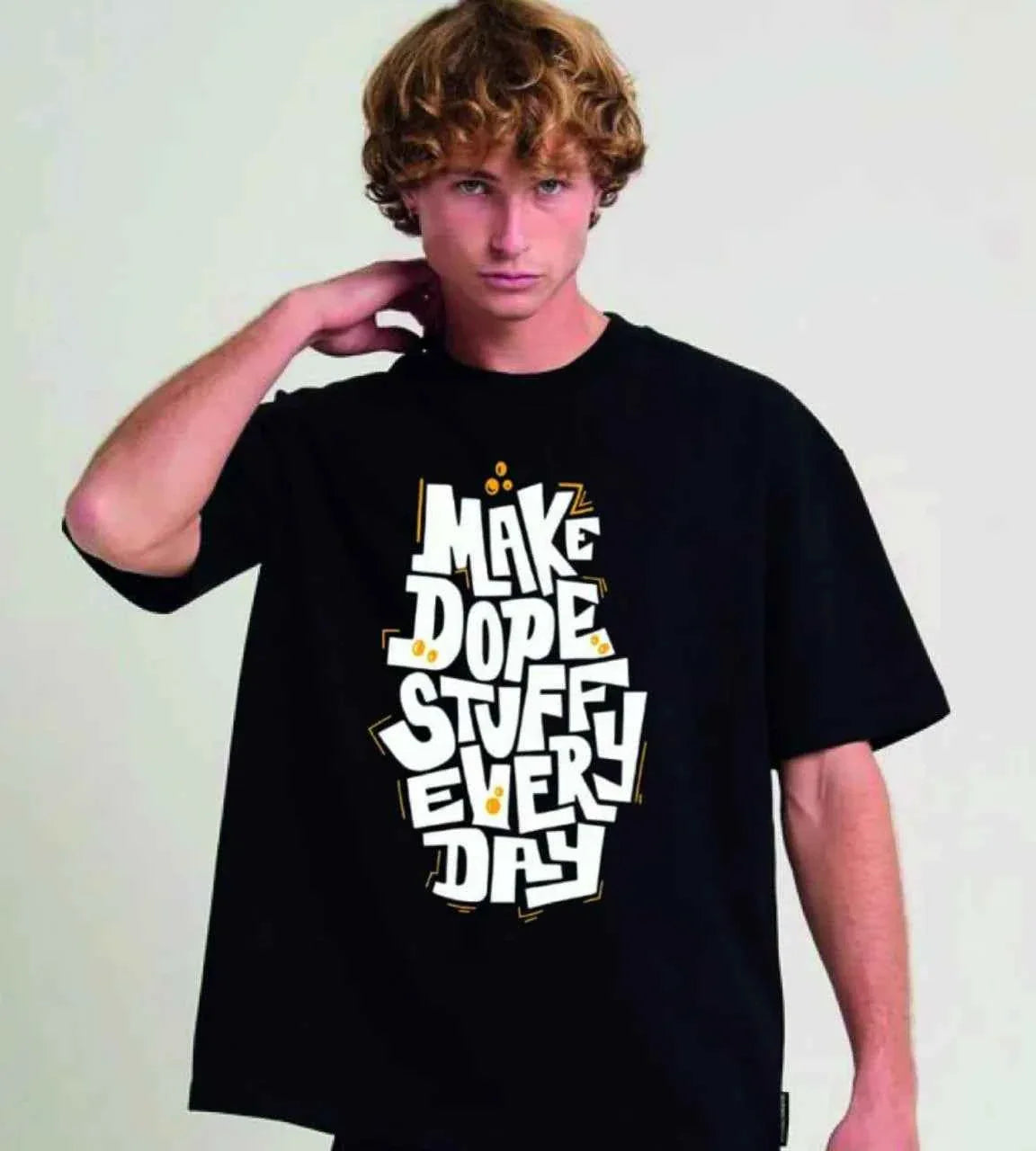 Photo de Motivational T-Shirt - Make Dope Stuff Every Day for Creatives