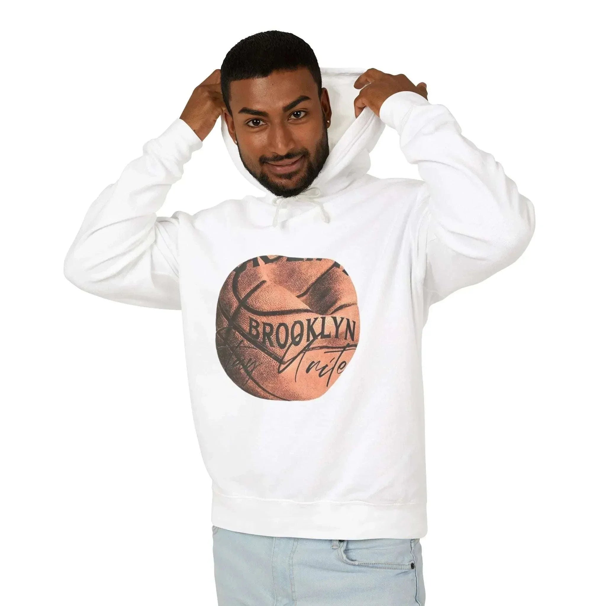 Photo de Brooklyn Vibes Unisex Hoodie | Lightweight &amp; Stylish Basketball Wear