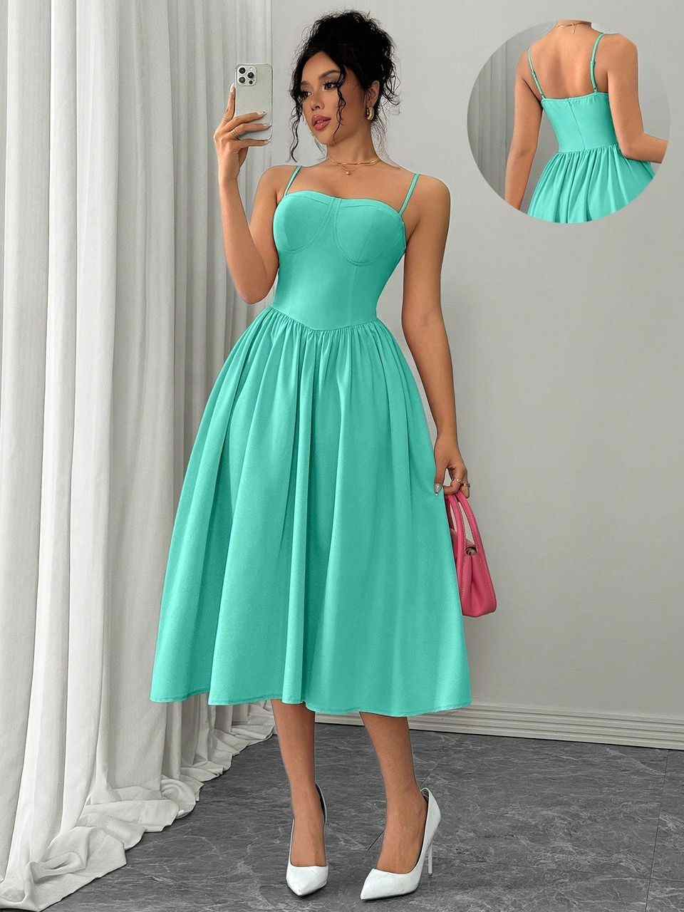 Photo de Robe Bohème Femme - Style Décontracté, Coupe Fluide, Parfaite pour l'Été"